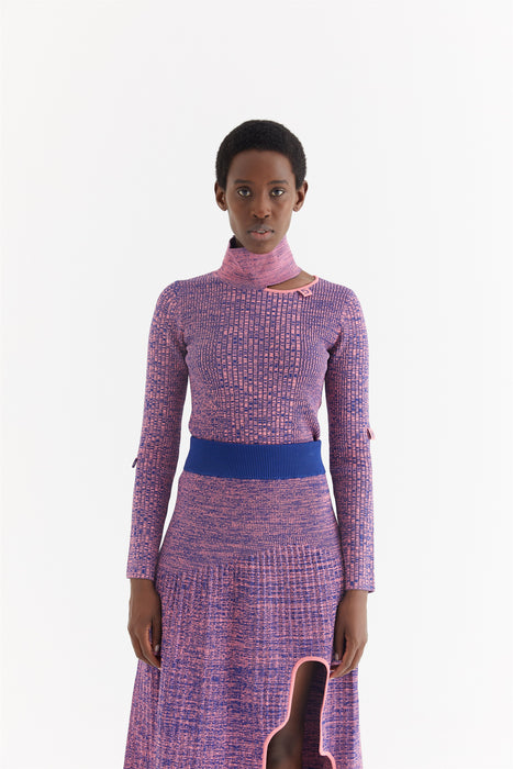 SUSAN MOCK NECK LONG SLEEVE PULLOVER