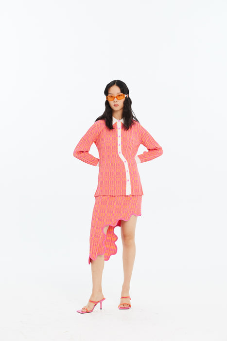 GIA ECO WAVY PLAID SHIRT