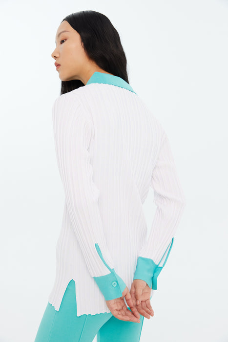 GIA ECO WAVY PLAID SHIRT