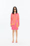 NOEL ECO PLAID CARDIGAN WITH DETACHABLE SLEEVES