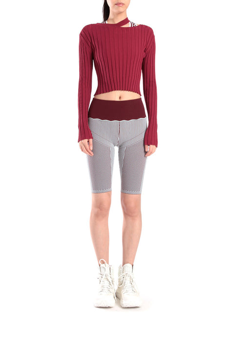 Sunday Long Sleeve Crop Top