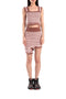Titus Houndstooth Crop Tank Top