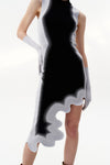 MIA SIGNATURE WAVY DRESS IN SPRAY PRINT XL MIA SIGNATURE WAVY DRESS IN SPRAY PRINT XL