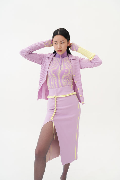 WINNIE ECO V-NECK CARDIGAN WITH POCKET