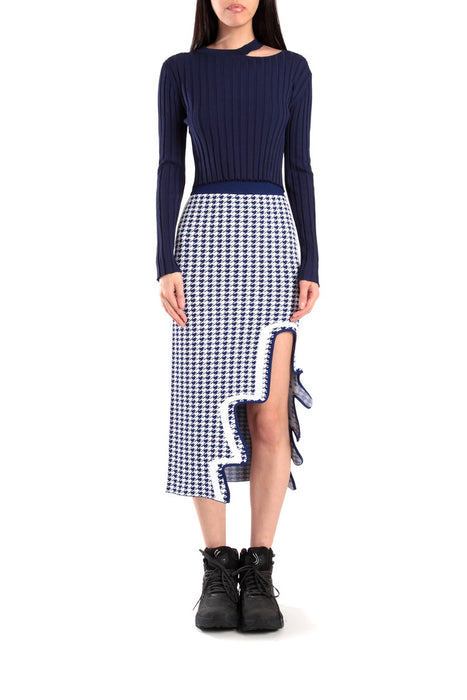Swain Asymmetric Midi Skirt