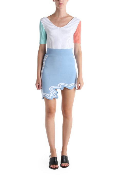 Casey Wavy Mini Skirt
